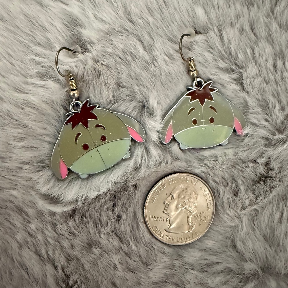 Eeyore Pierced earrings (not official) adorable!